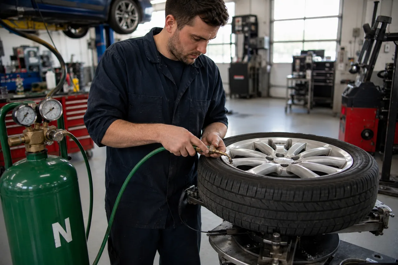 Nitrogen Tire Inflation at Big O Tires Burnaby